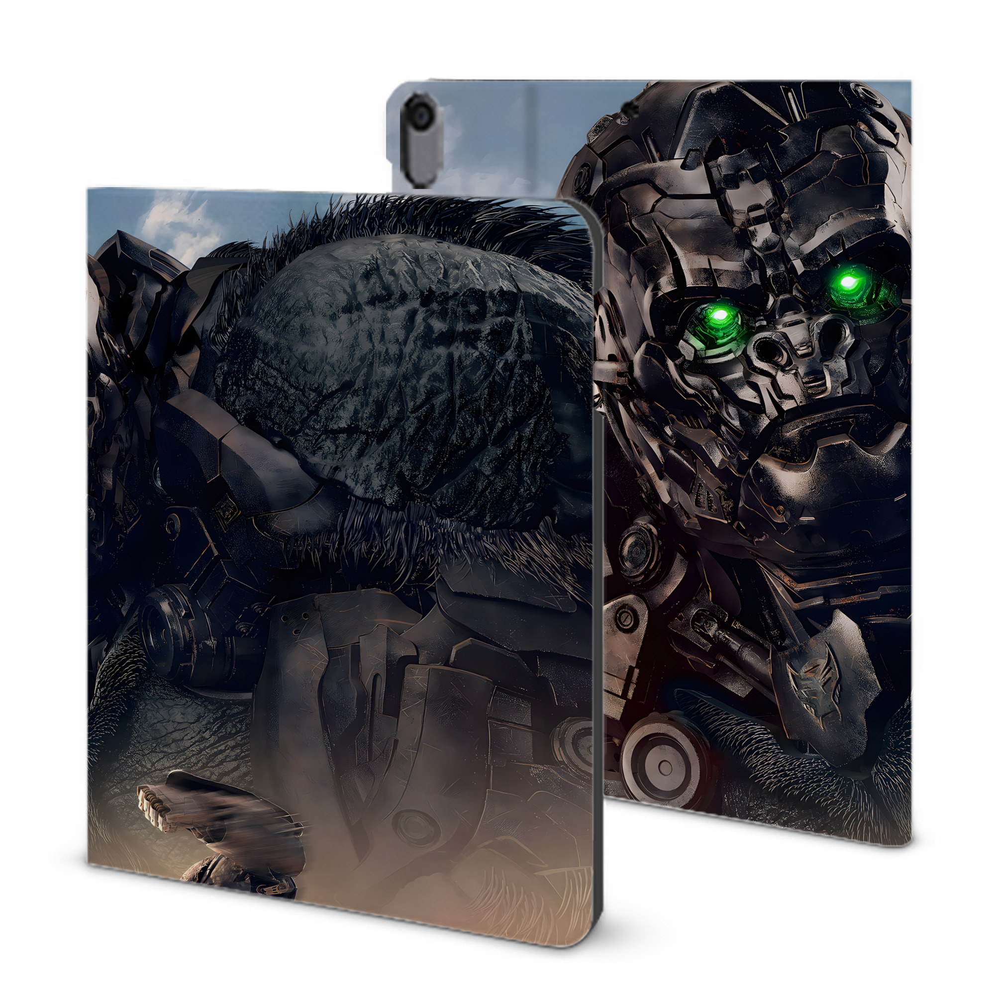 （画像用） Transformers トランスフォーマー IPad ケース ブック型 PUレザー TPU 耐衝撃 軽量 薄型 ペン収納なし 全面保護 IPad 各モデル対応